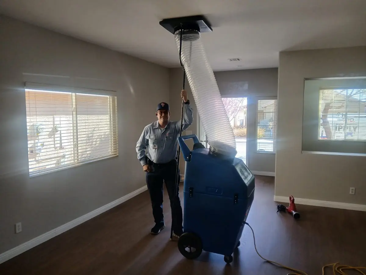 Professional Dryer Vent Cleaning work inside a Cornwall home